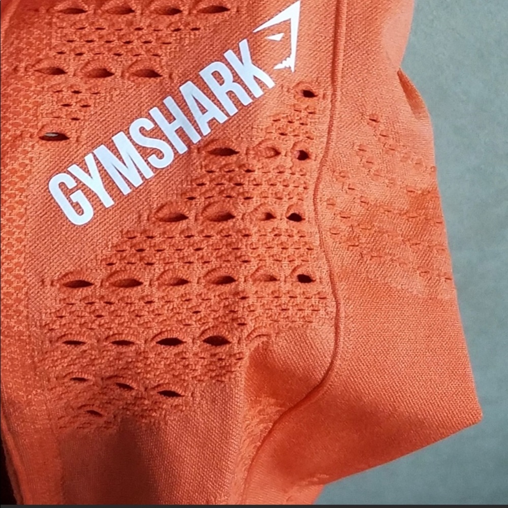 ORANGE GYM SHARK LEGGINGS